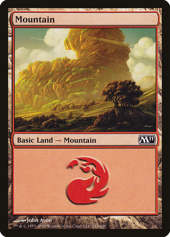 Mountain (#243) [Magic 2011]