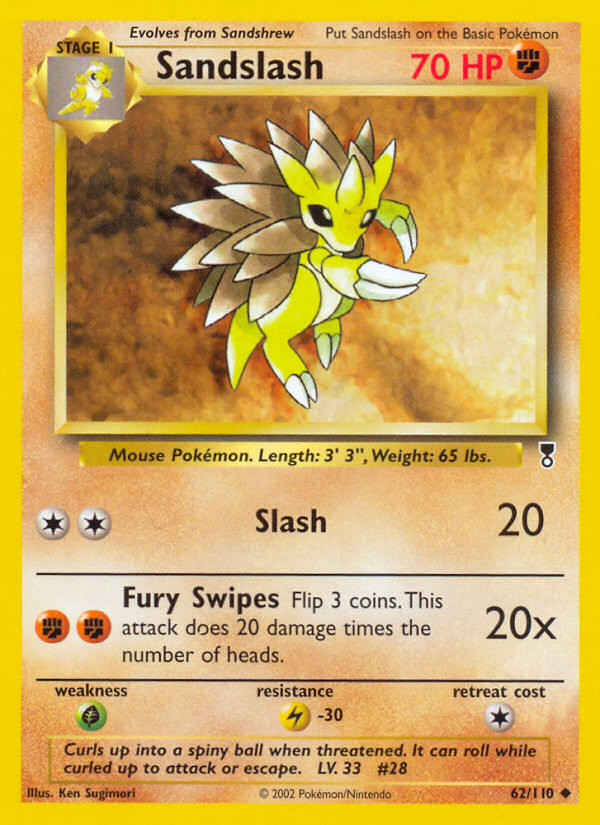 Sandslash (62/110) [Colección legendaria] 