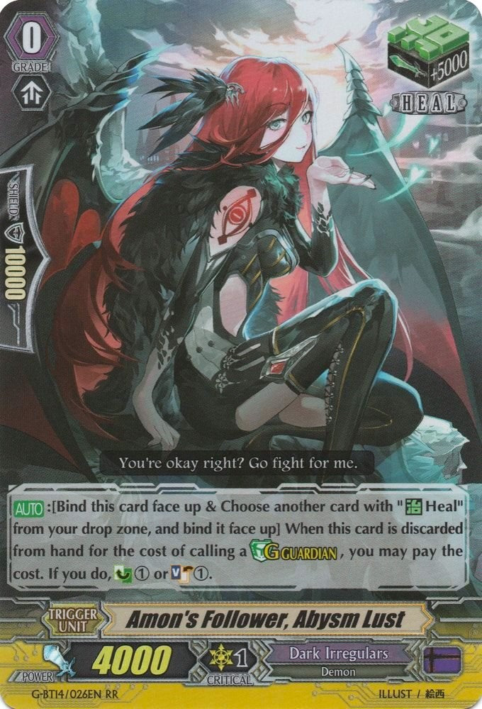 Amon's Follower, Abysm Lust (G-BT14/026EN) [Divine Dragon Apocrypha]