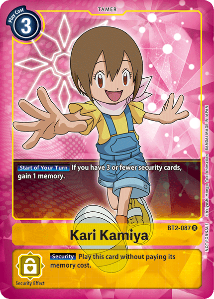 Kari Kamiya [BT2-087] (Promoción Buy-A-Box) [Promociones especiales de lanzamiento de Booster Ver.1.0] 