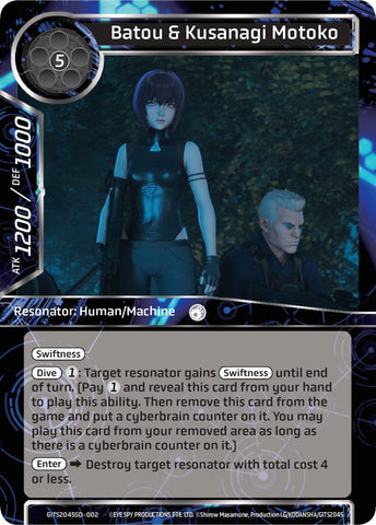 Batou & Kusanagi Motoko (GITS2045SD-002) [Ghost in the Shell SAC_2045 Starter Deck]