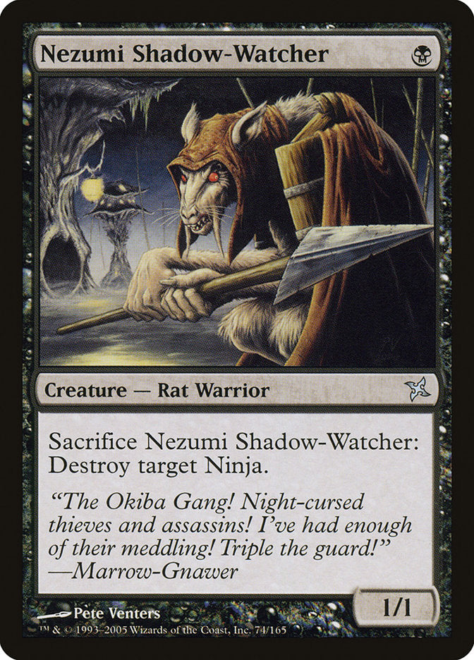 Nezumi Shadow-Watcher [Traidores de Kamigawa] 