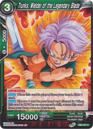 Trunks, Wielder of the Legendary Blade [DB3-061]