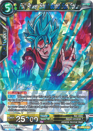 Full Power Spirit Bomb Son Goku (Shatterfoil) (TB1-075) [Dragon Brawl]