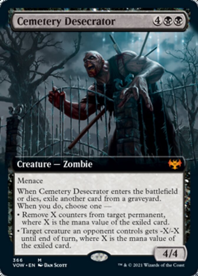 Profanador de cementerio (extendido) [Innistrad: Crimson Vow] 