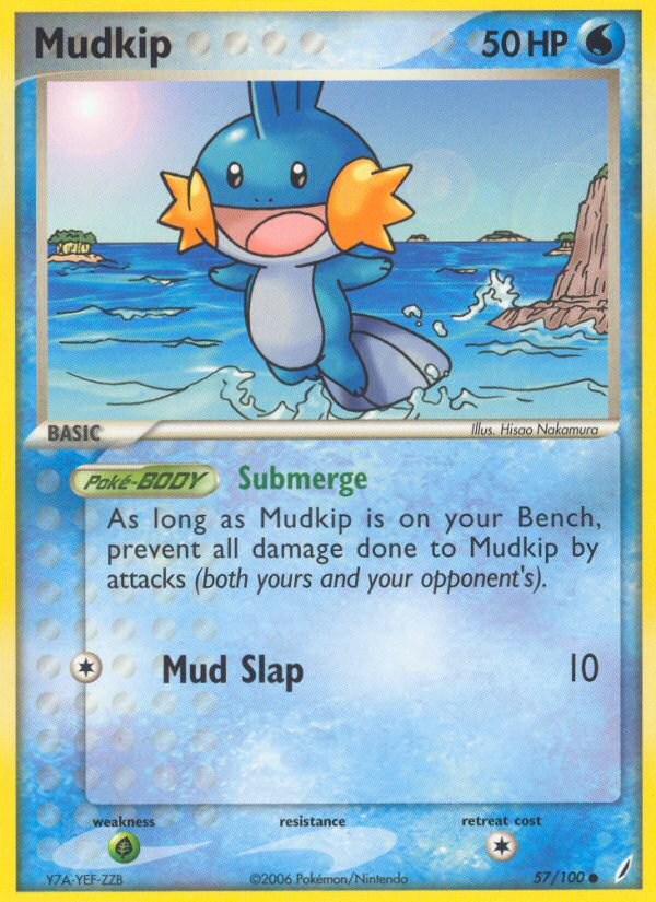 Mudkip (57/100) [EX: Guardianes de Cristal] 