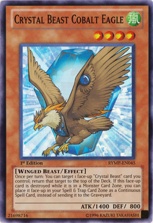 Crystal Beast Aigle de Cobalt [RYMP-EN045] Super Rare 