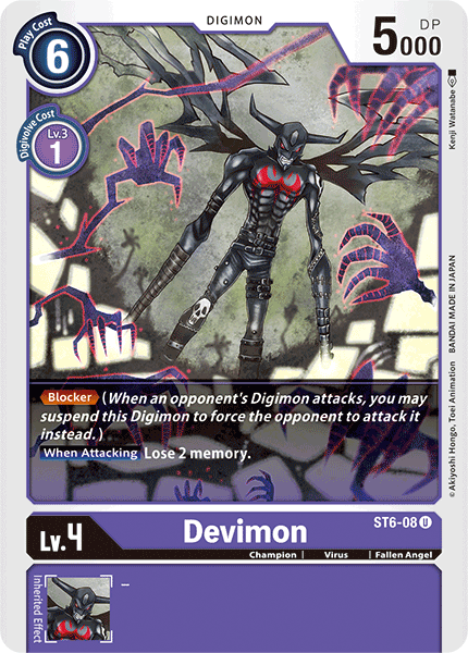 Devimon [ST6-08] [Violeta venenosa] 