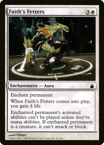 Faith's Fetters [Ravnica: City of Guilds]