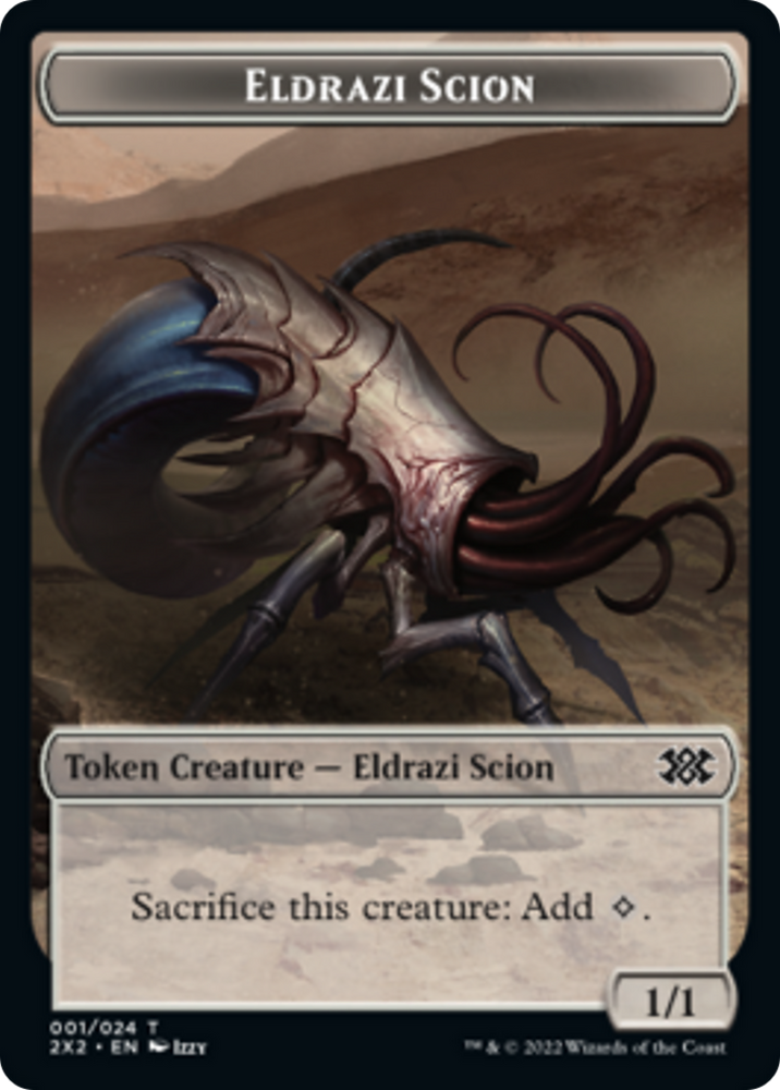 Bear // Eldrazi Scion Double-sided Token [Double Masters 2022 Tokens]