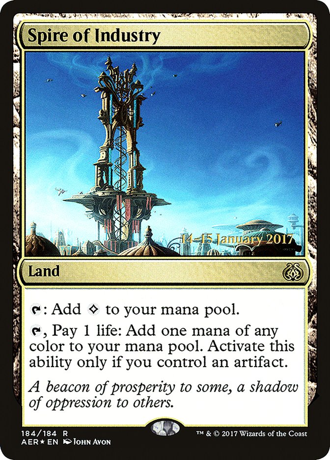 Spire of Industry (Avant-première) [Aether Revolt Prerelease Promos] 