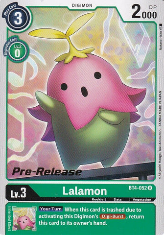 Lalamon [BT4-052] [Promotions de pré-sortie Great Legend] 