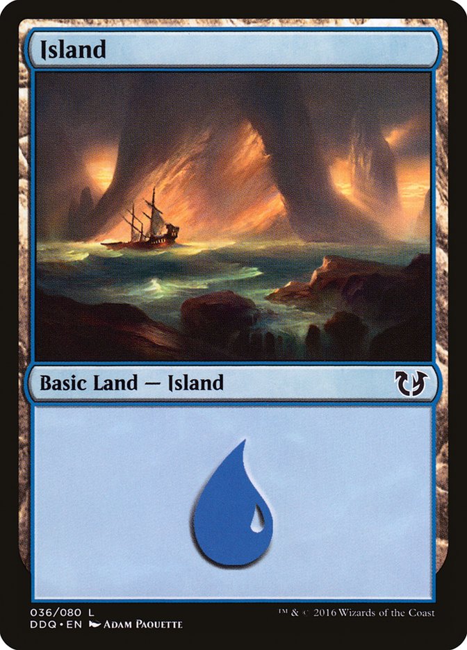 Island (36) [Duel Decks: Bendito vs. Maldito] 