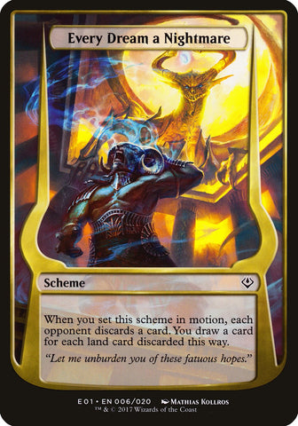 Every Dream a Nightmare (Schemes) [Archienemigo: Nicol Bolas Schemes] 