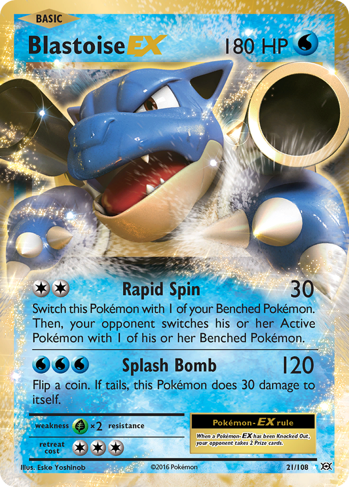 Blastoise EX (21/108) [XY : Évolutions] 