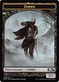 Zombie // Thopter Double face Token (Game Night) [Core Set 2019 Tokens] 