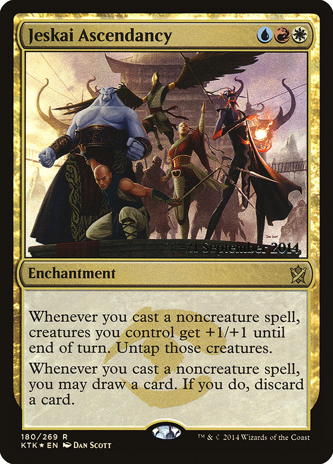 Jeskai Ascendancy  (Prerelease) [Khans of Tarkir Prerelease Promos]