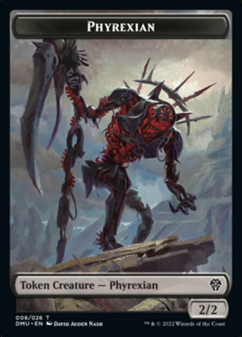 Phyrexian // Beast Double-sided Token [Dominaria United Tokens]