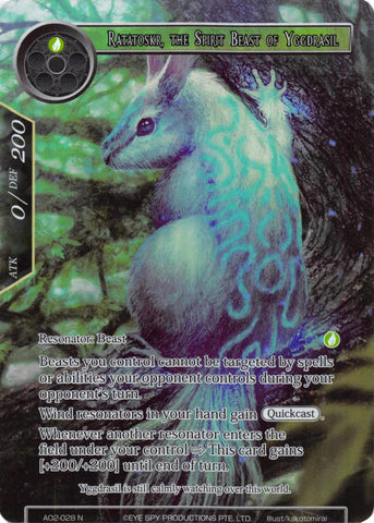 Ratatoskr, the Spirit Beast of Yggdrasil (Full Art) (AO2-028) [Alice Origin II]