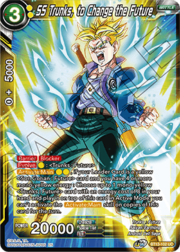 SS Trunks, to Change the Future (Uncommon) [BT13-102]