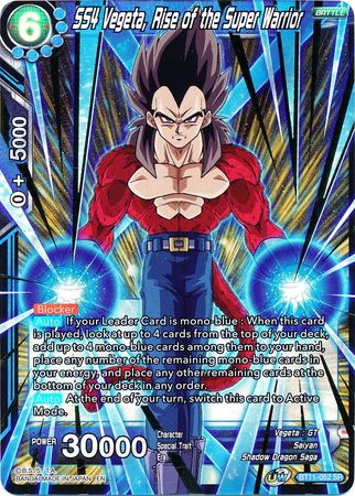 SS4 Vegeta, Rise of the Super Warrior [BT11-052]