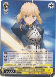 "Excalibur" Saber (FS/S36-E002 RR) [Fate/Stay Night [Unlimited Blade Works] Vol. II]