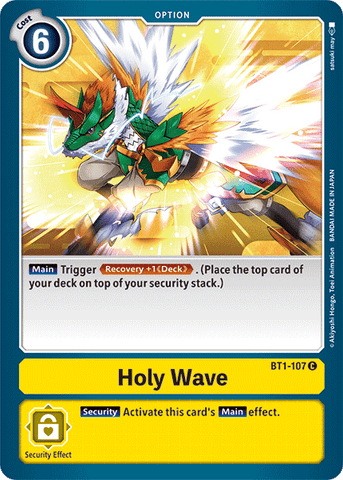 Holy Wave [BT1-107] [Release Special Booster Ver.1.5]
