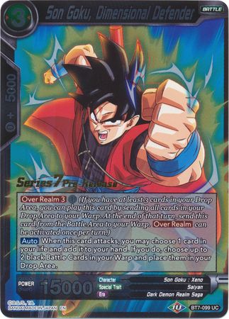 Son Goku, défenseur dimensionnel (Assaut des Saiyans) [BT7-099_PR] 