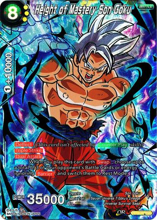 Height of Mastery Son Goku (SPR) [BT4-075]