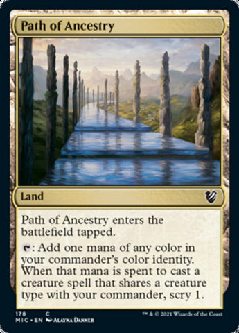 Path of Ancestry [Innistrad : commandant de la chasse de minuit] 