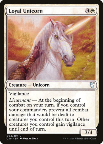 Unicornio leal [Comandante 2018]