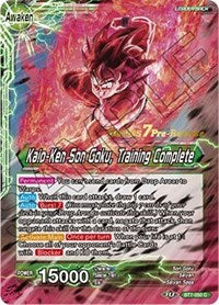 Son Goku // Kaio-Ken Son Goku, Entraînement terminé (Assaut des Saiyans) [BT7-050_PR] 