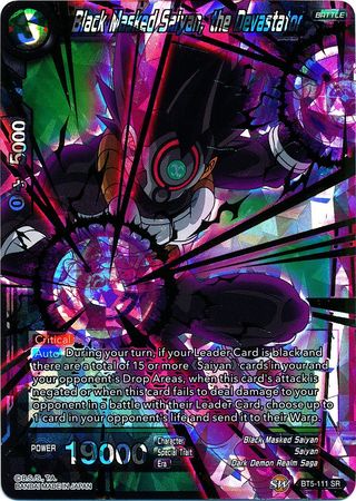 Saiyajin Enmascarado Negro, el Devastador [BT5-111] 