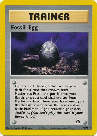 Huevo fósil (72/75) [Neo Discovery] 