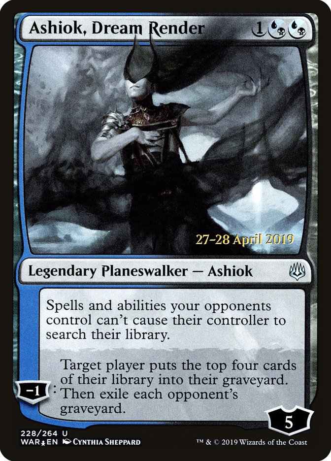 Ashiok, Dream Render  [War of the Spark Prerelease Promos]