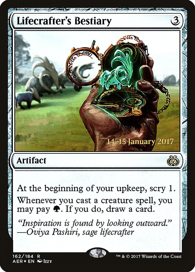 Lifecrafter's Bestiary  (Prerelease) [Aether Revolt Prerelease Promos]