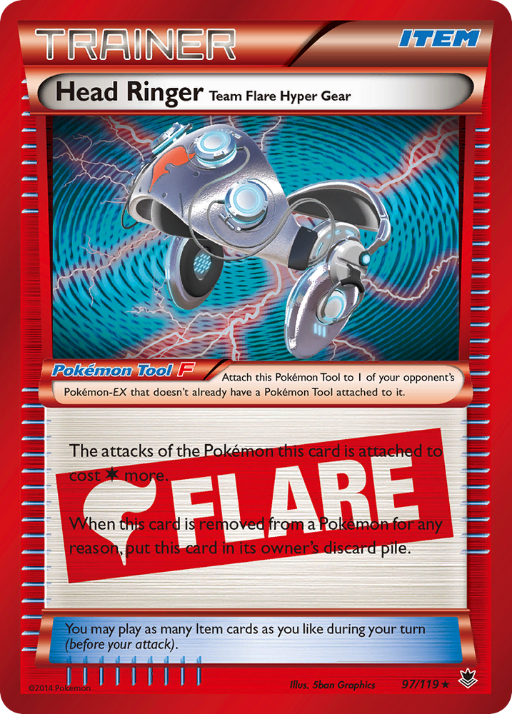 Head Ringer Team Flare Hyper Gear (97/119) [XY : Forces fantômes] 