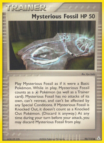 Fossile mystérieux (92/110) [EX : Holon Phantoms] 