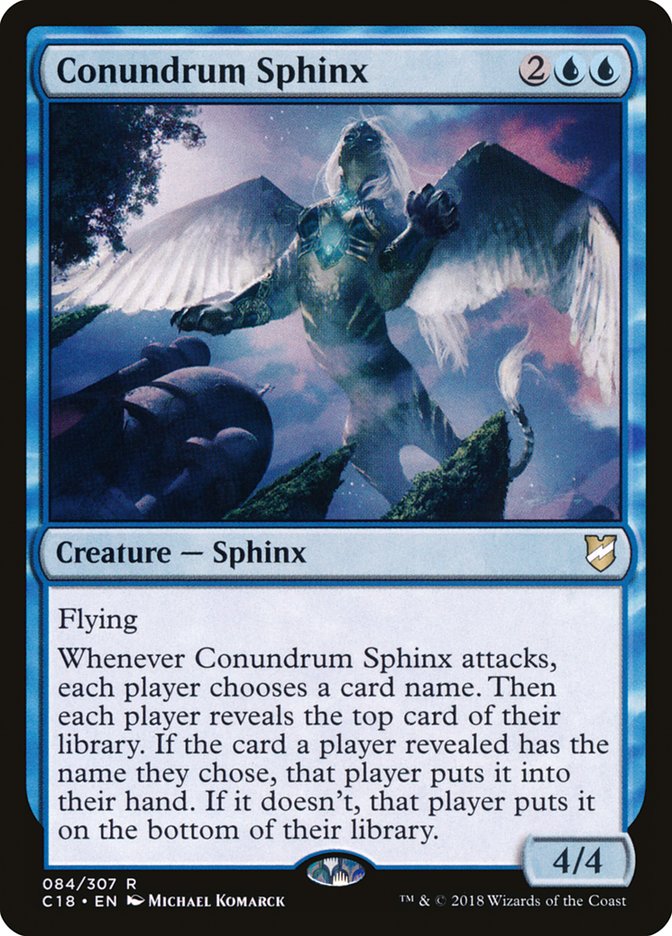 Conundrum Sphinx [Commandant 2018] 