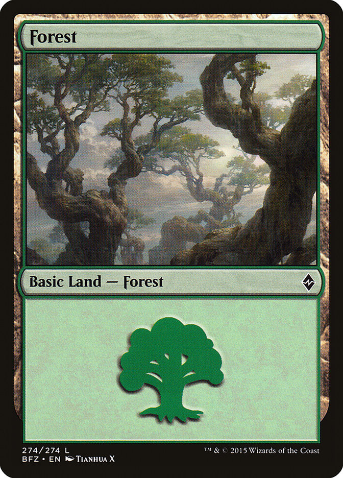 Bosque (#274a) [Batalla por Zendikar] 