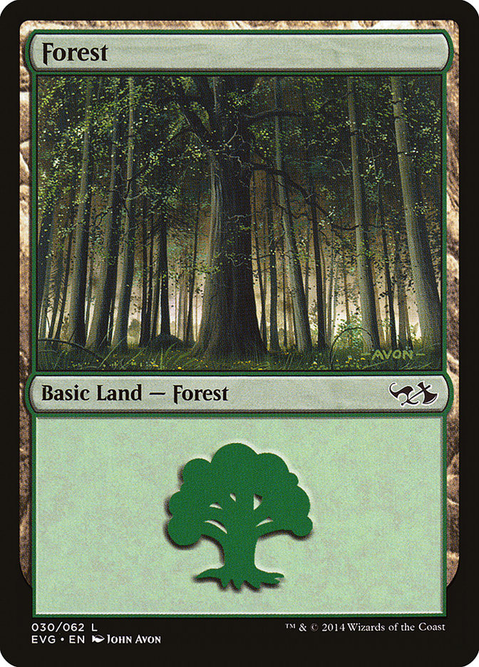 Forêt (30) (Elfes contre Gobelins) [Duel Decks Anthology] 