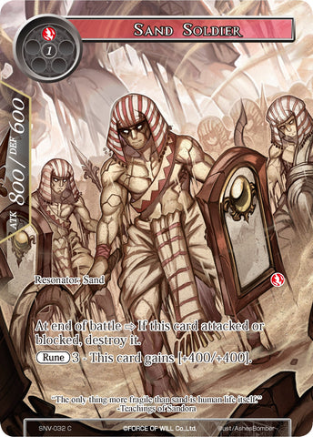 Sand Soldier (Full Art) (SNV-032) [The Strangers of New Valhalla]