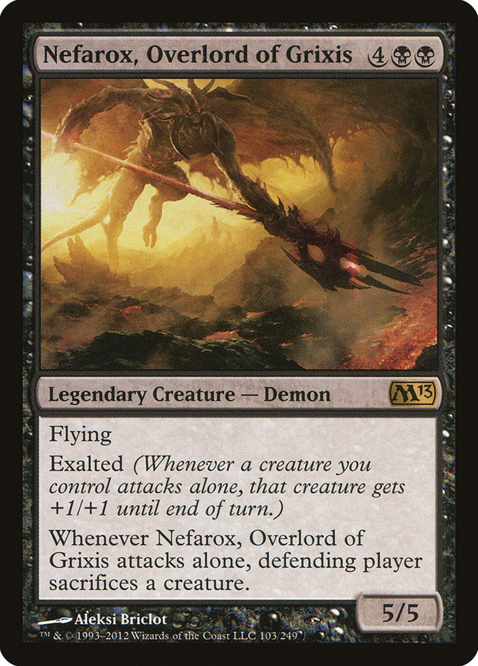 Nefarox, seigneur de Grixis [Magic 2013] 