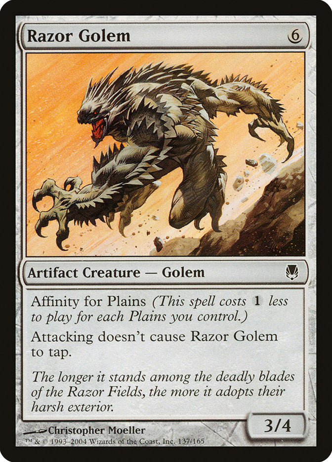 Razor Golem [Sombreacier] 