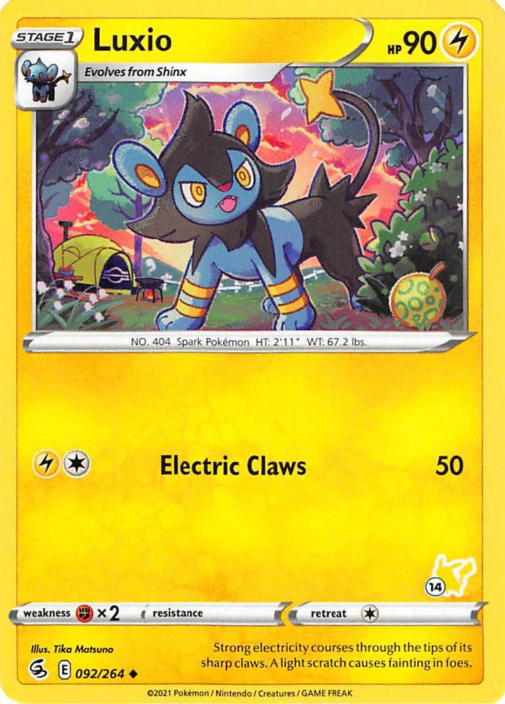 Luxio (092/264) (Tampon Pikachu #14) [Battle Academy 2022]