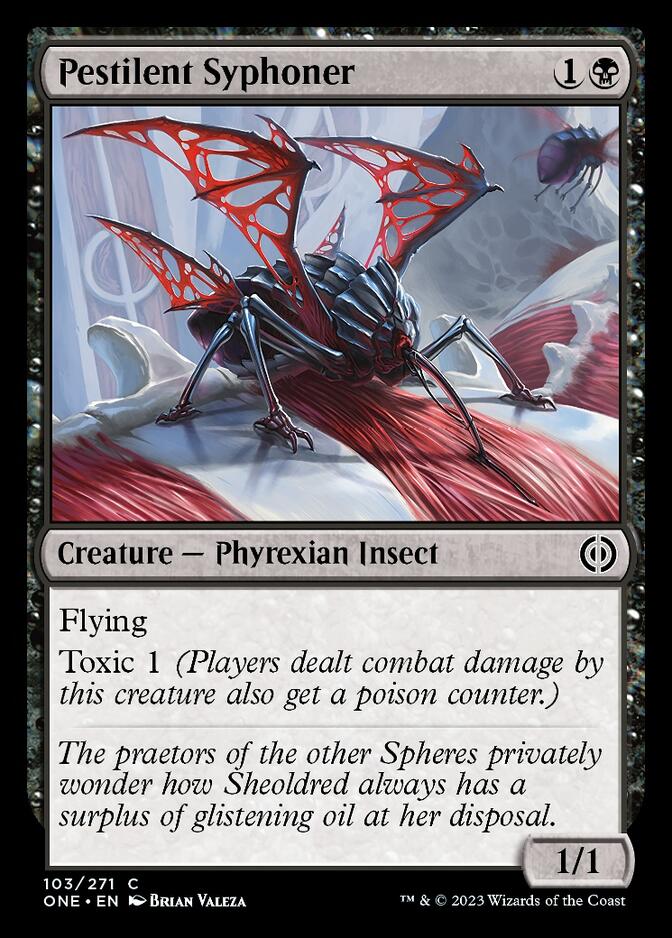 Pestilent Syphoner [Phyrexia: All Will Be One]