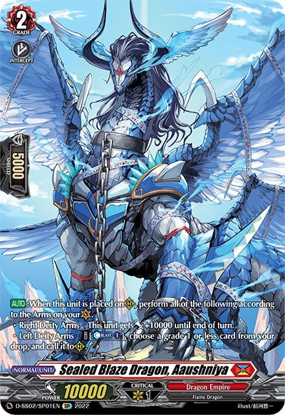 Sealed Blaze Dragon, Aaushniya (D-SS02/SP01EN) [Festival Collection 2022]