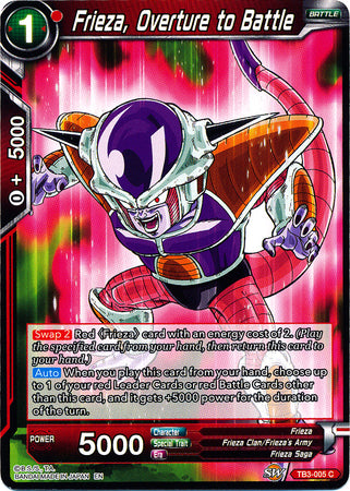 Frieza, Overture to Battle [TB3-005]