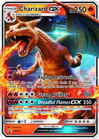 Charizard GX (SM195) (Tarjeta Jumbo) [Sol y Luna: Black Star Promos] 