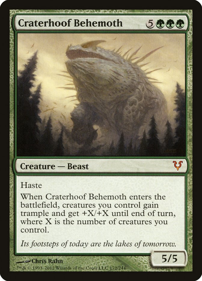 Craterhoof Behemoth [Avacyn restauré] 